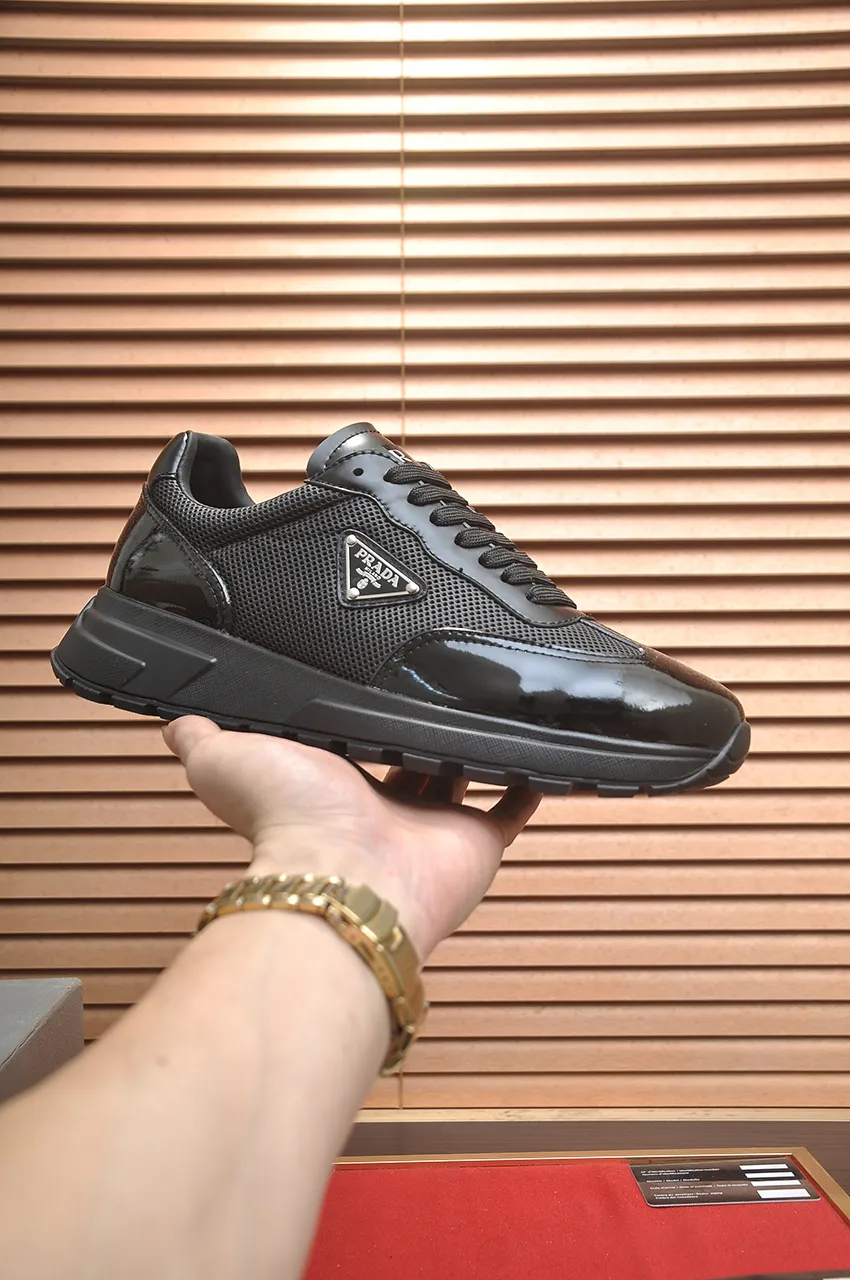Men's shoes 💰580💶【PRADA】Top original, new season, high quality original goods, top imported calfskin with original imported glue, imported cowhide inside with original cowhide feet, original outsole! Quality guaranteed! Code 38-45 (45 customized)